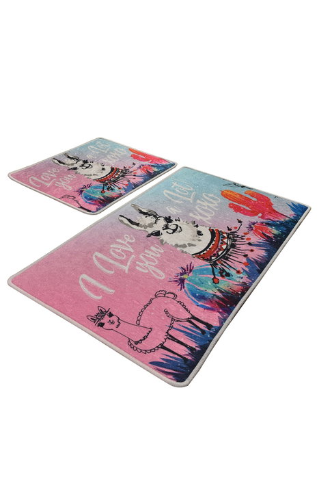 Mijölnir Juego de alfombras de baño White Lama Mijölnir Juego de alfombras de baño White Lama
